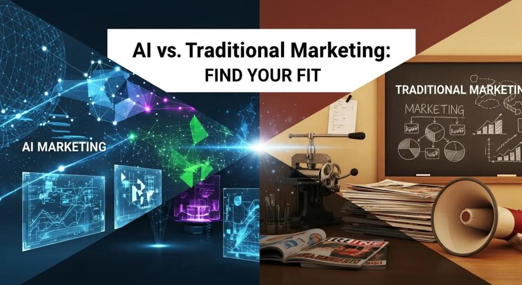 AI vs. Traditional Marketing: Find Your Fit