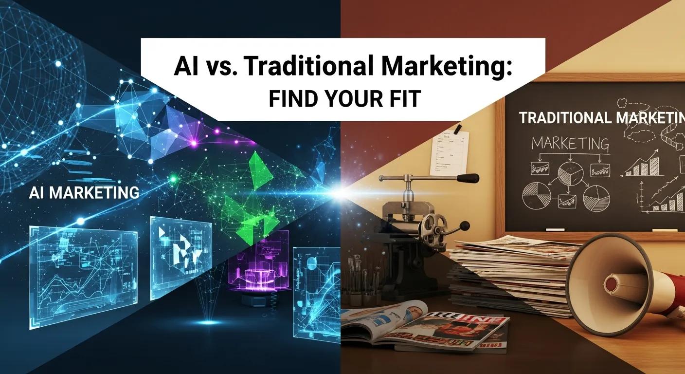 AI vs. Traditional Marketing: Find Your Fit