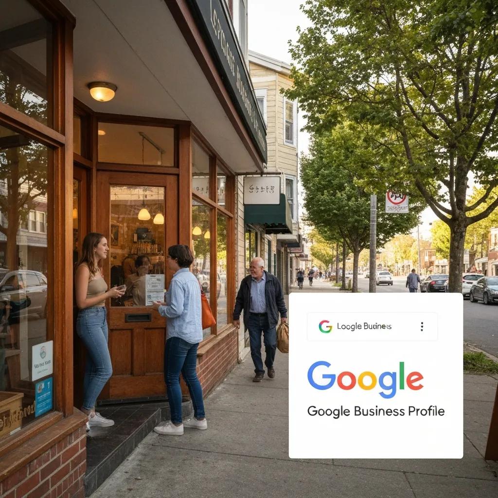 Local storefront emphasizing the role of local SEO